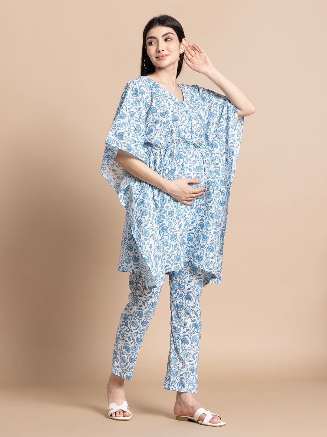 Everyday Comfort Maternity Cotton Kaftan Co-Ord Wear