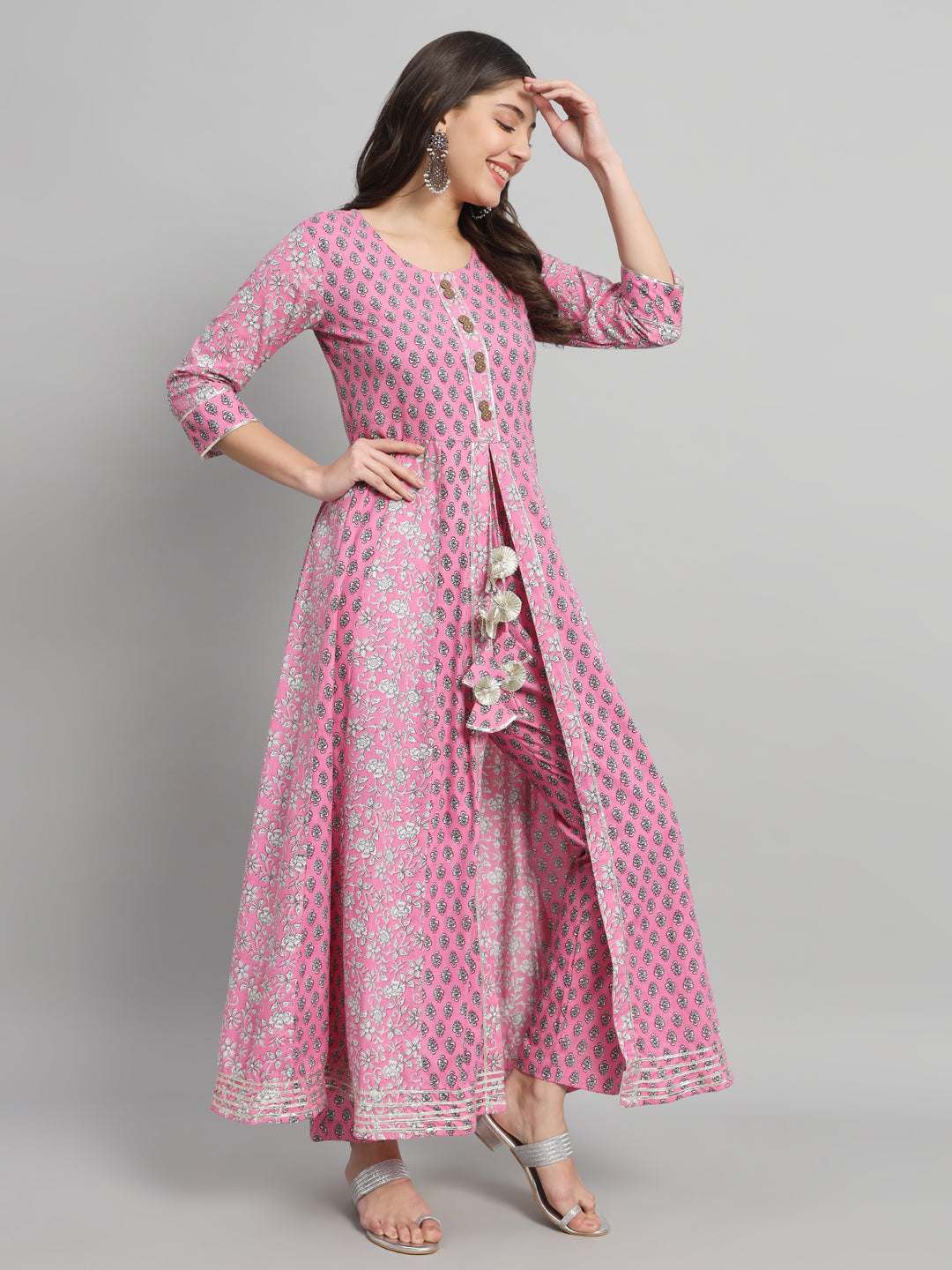 Cotton Kurta Set with Dupatta for Women Casual Wear