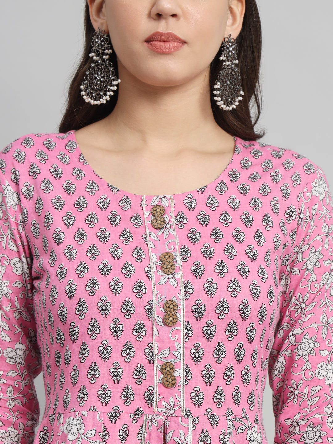 Cotton Kurta Set with Dupatta for Women Casual Wear