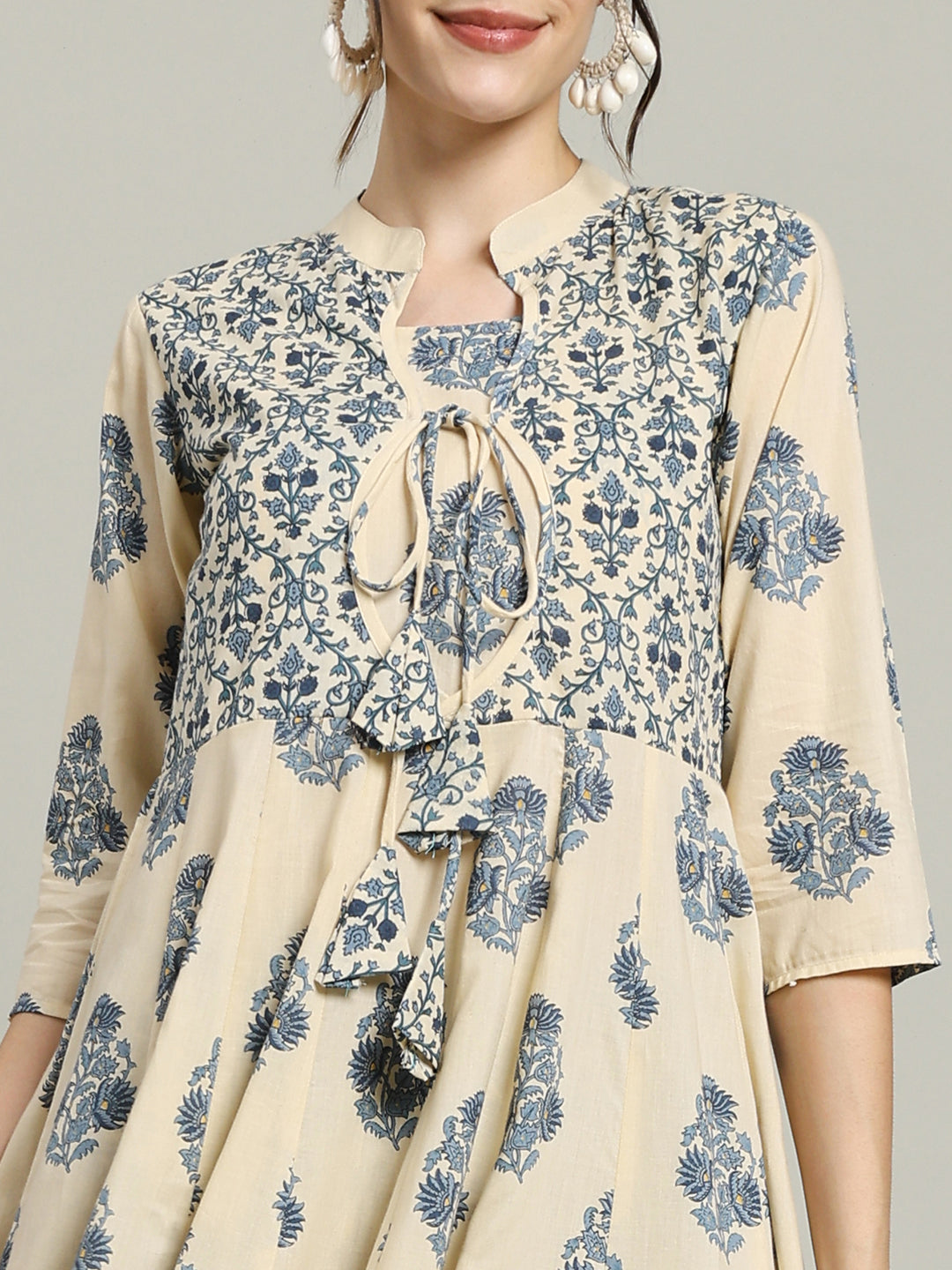 Pure Cotton Printed Kurta Set with Dupatta for Women